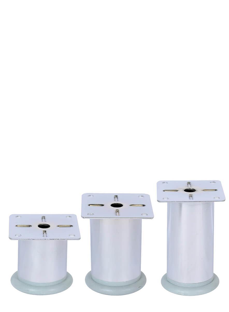 6 cm 42 Ø (Çap) Gri Plastik Pingolu Ayarlı Metal Baza Ayağı Teknobutik.com'da