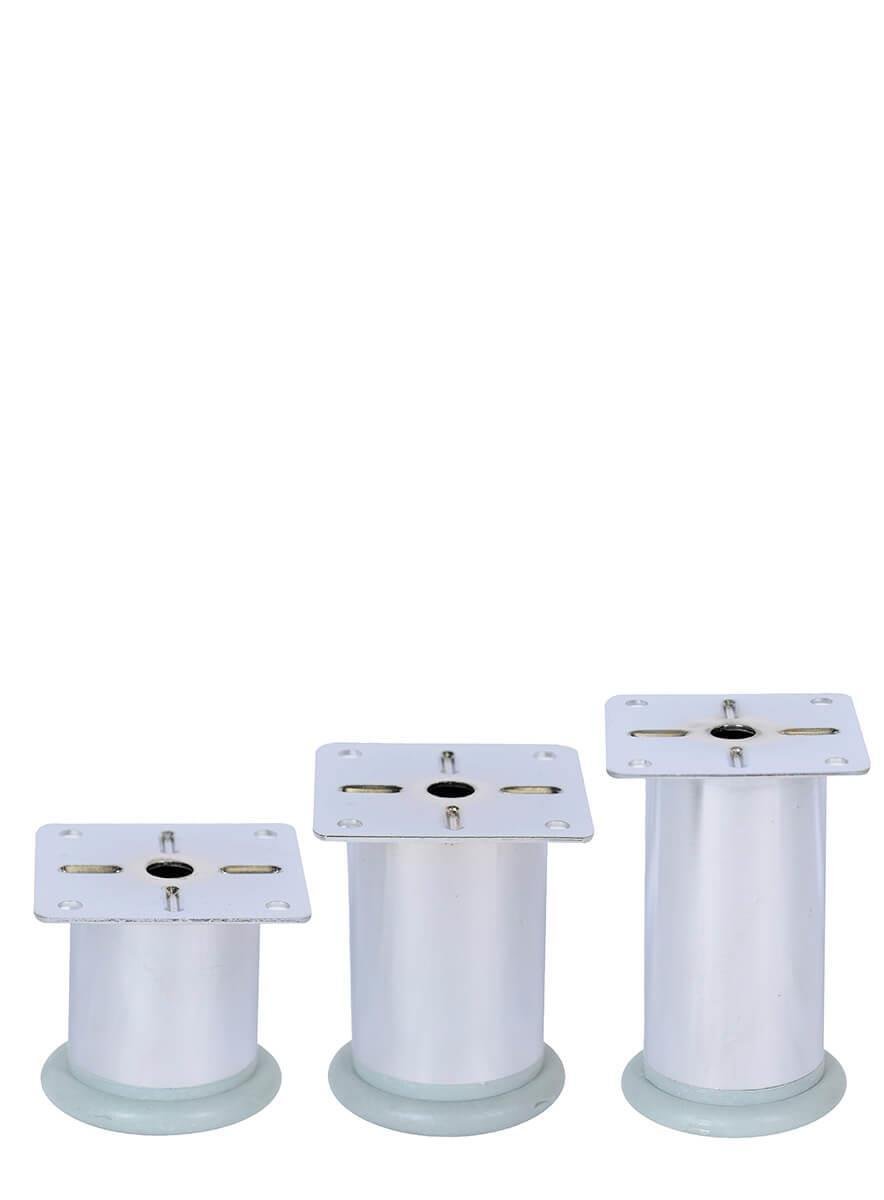 6 cm 42 Ø (Çap) Gri Plastik Pingolu Ayarlı Metal Baza Ayağı Teknobutik.com'da