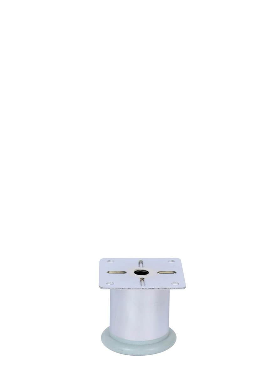 6 cm 42 Ø (Çap) Gri Plastik Pingolu Ayarlı Metal Baza Ayağı Teknobutik.com'da