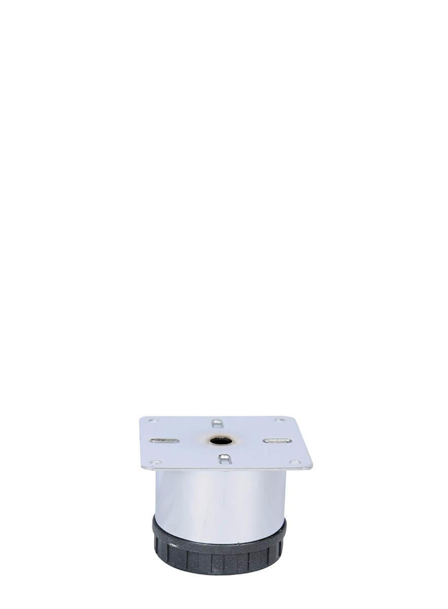 6 cm Ø 60mm Plastik Pingolu Ayarlı Metal Baza Ayağı Teknobutik.com'da
