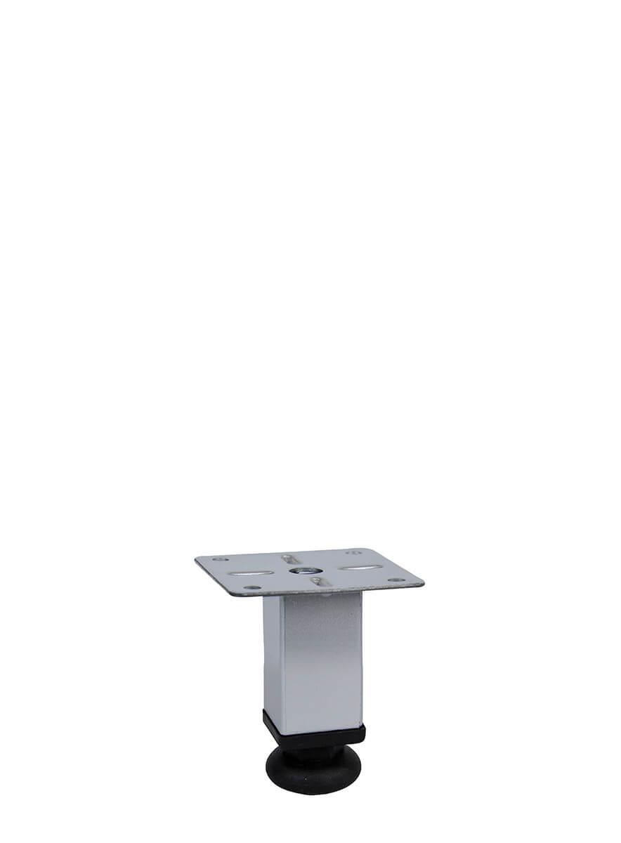 6cm 25mm x 25mm Plastik Pingolu Kare Demir Baza Ayağı Teknobutik.com'da