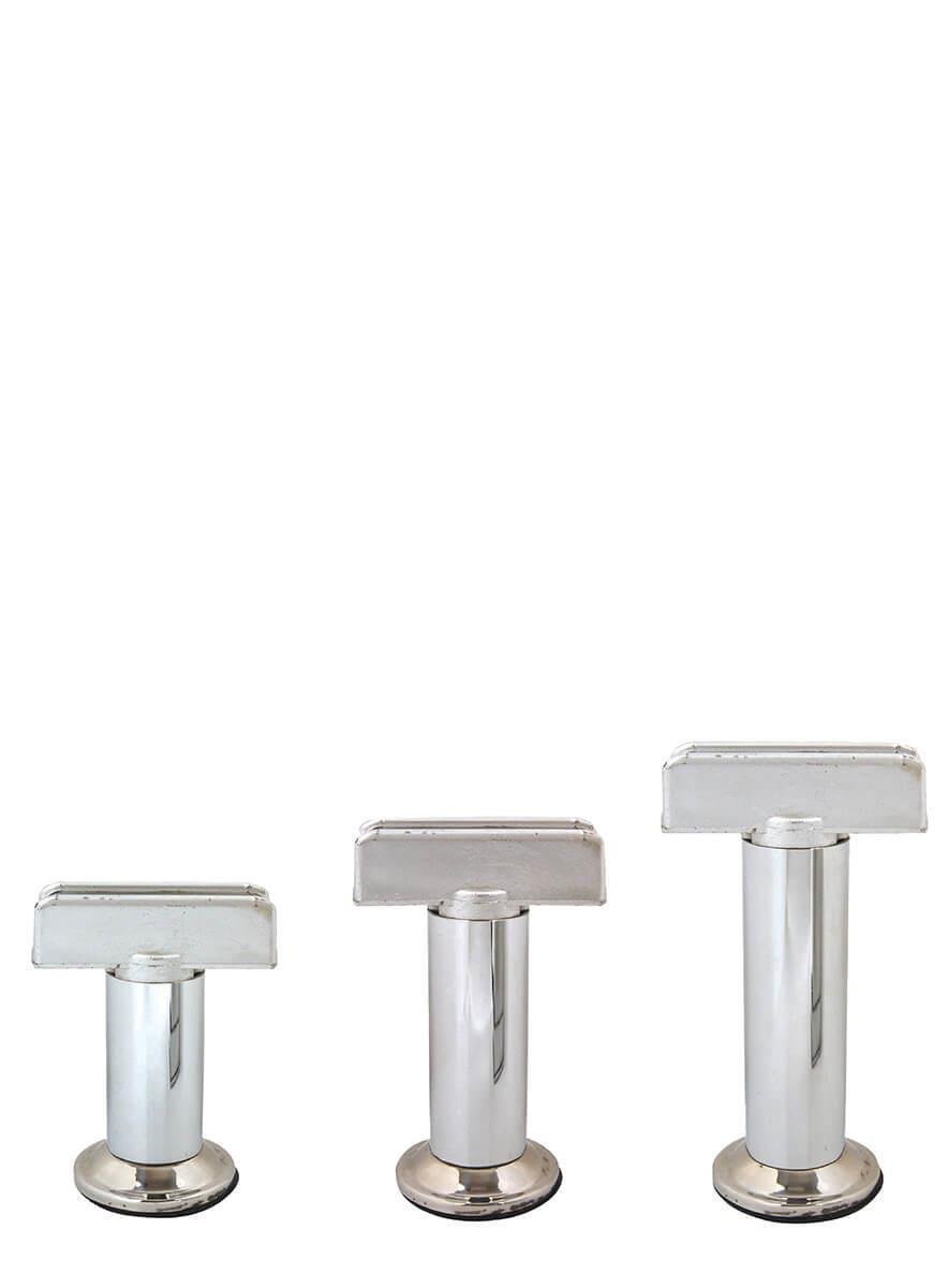 6cm Ø32mm U Geçme Ayarlı 18mm Sunta İçin Metal Baza Ayağı Teknobutik.com'da