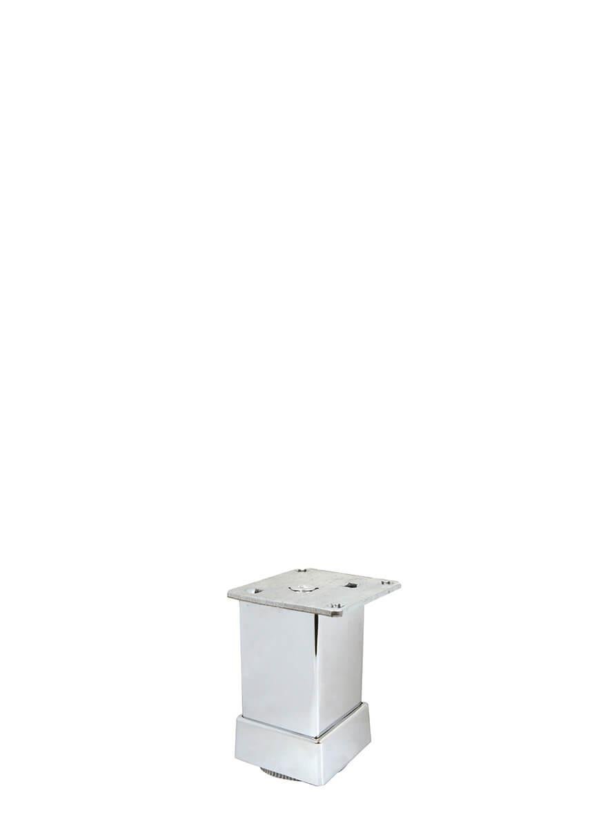 6cm 40x40mm Kare Alüminyum Düz Parlak Eloksal Baza Ayağı Teknobutik.com'da