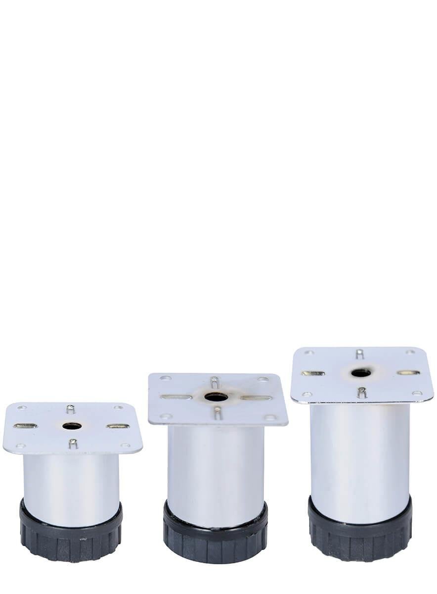 6cm Ø51mm Plastik Pingolu Ayarlı Metal Baza Ayağı Teknobutik.com'da