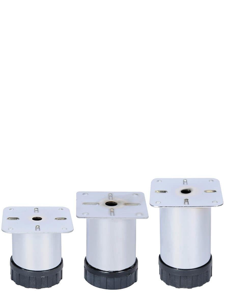 6cm Ø51mm Plastik Pingolu Ayarlı Metal Baza Ayağı Teknobutik.com'da