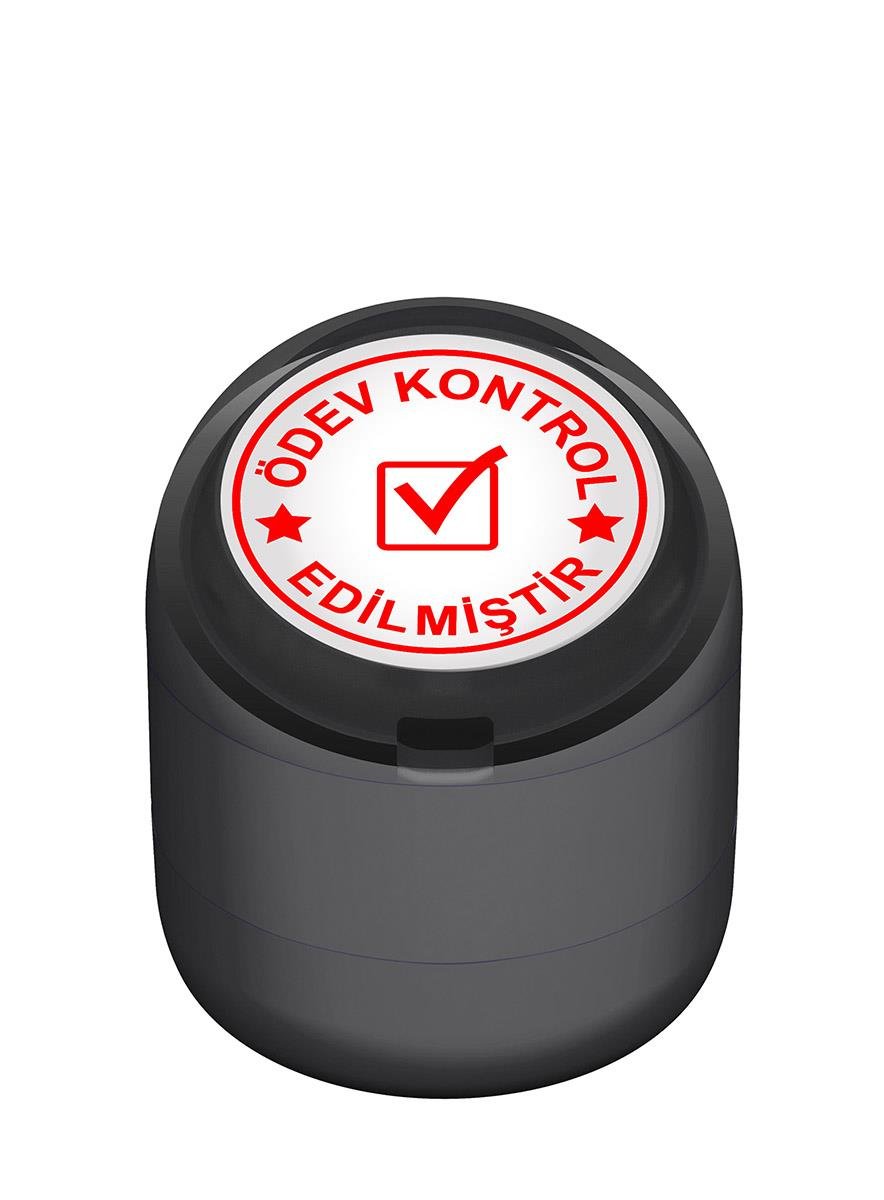 Ödev Kontrol Edilmiştir Motivasyon Kaşesi 22mm Yuvarlak Teknobutik.com'da