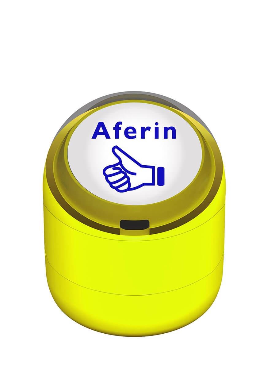 Aferin Motivasyon Flash Kaşe 22mm Yuvarlak Teknobutik.com'da