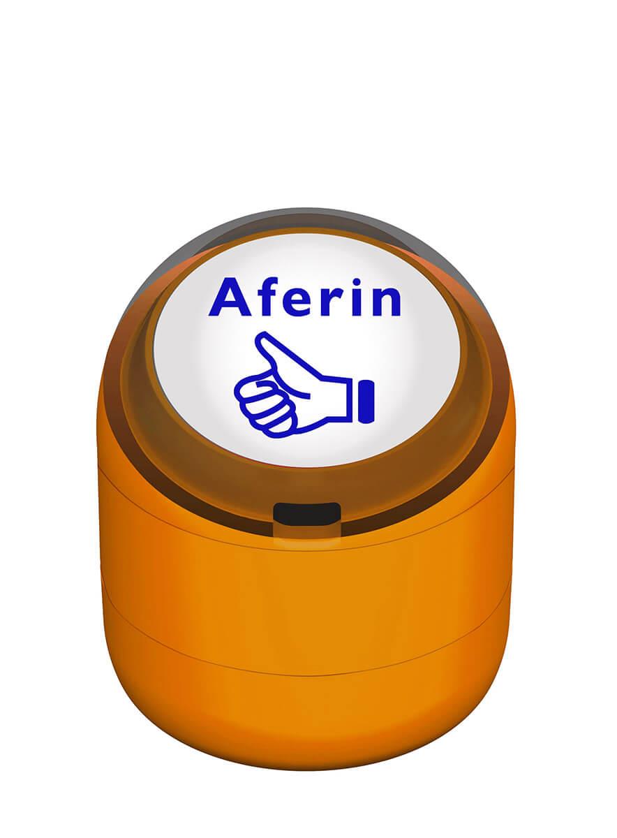 Aferin Motivasyon Flash Kaşe 22mm Yuvarlak Teknobutik.com'da
