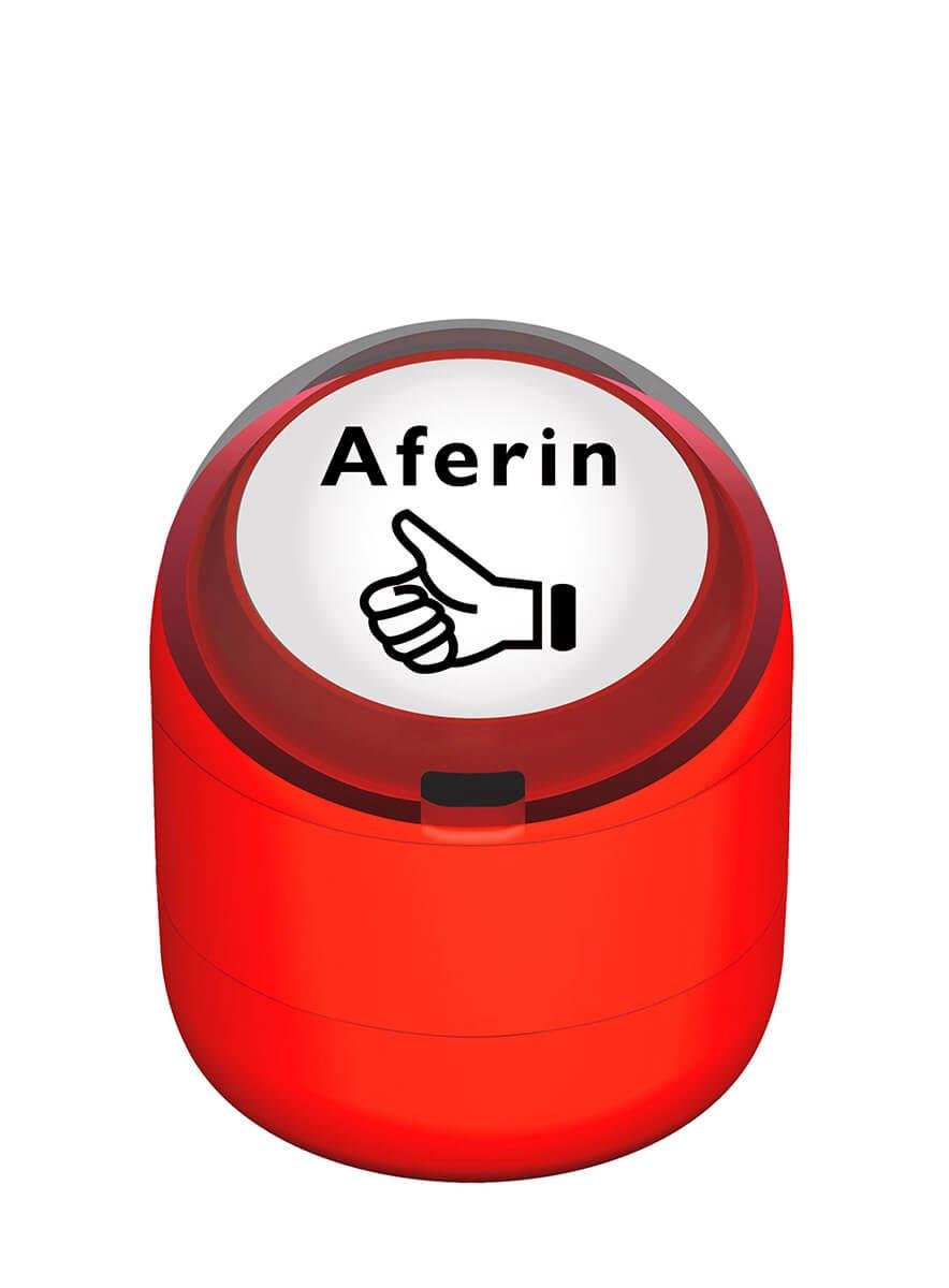 Aferin Motivasyon Flash Kaşe 22mm Yuvarlak Teknobutik.com'da