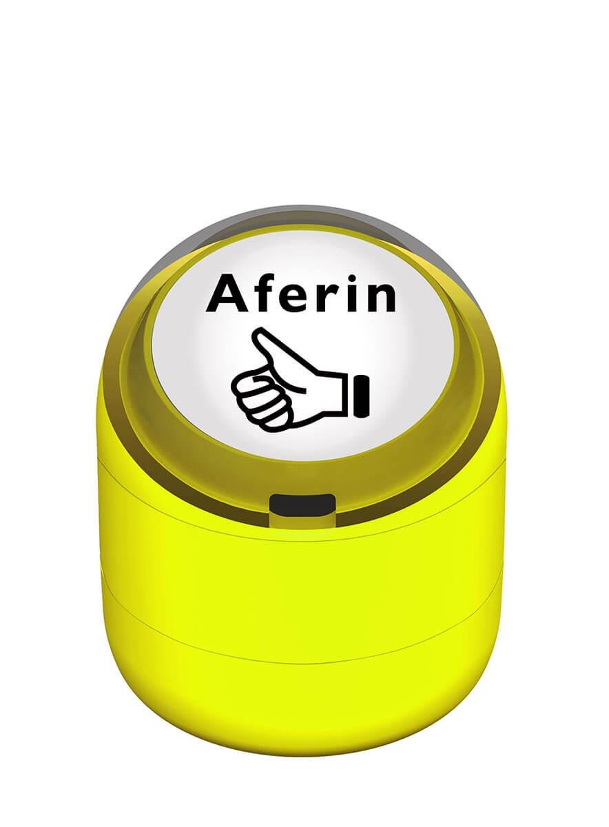 Aferin Motivasyon Flash Kaşe 22mm Yuvarlak Teknobutik.com'da