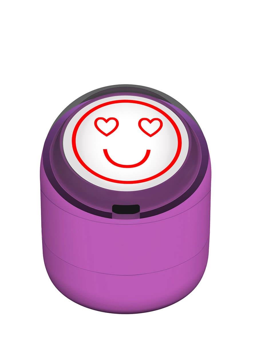Mutlu Emojili Motivasyon Kaşesi 22mm Yuvarlak Teknobutik.com'da