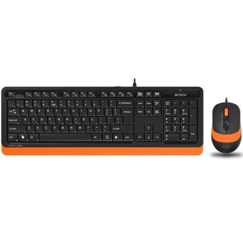 A4 Tech F1010 MM Klavye Mouse Set Turuncu USB Teknobutik.com'da