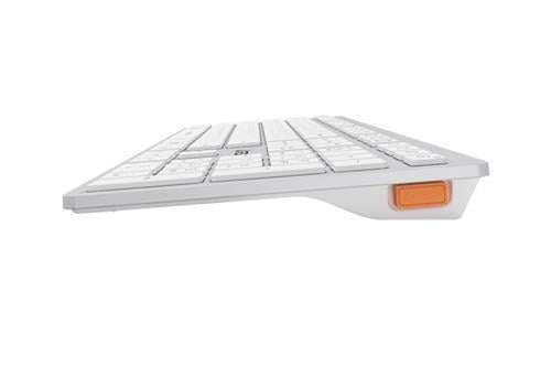 A4 Tech FBX50C Beyaz Bluetooth+2.4G FN-MM-Şarjlı Klavye Teknobutik.com'da