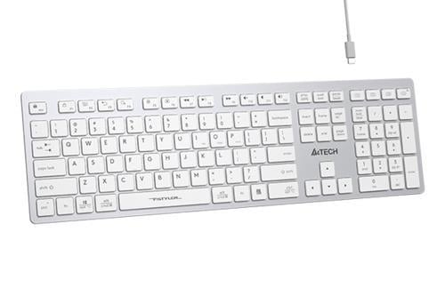A4 Tech FBX50C Beyaz Bluetooth+2.4G FN-MM-Şarjlı Klavye Teknobutik.com'da