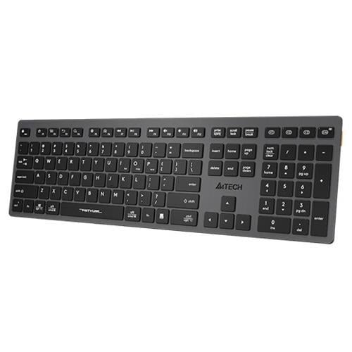 A4 Tech FBX50C Gri Bluetooth+2.4G FN-MM-Şarjlı Klavye Teknobutik.com'da