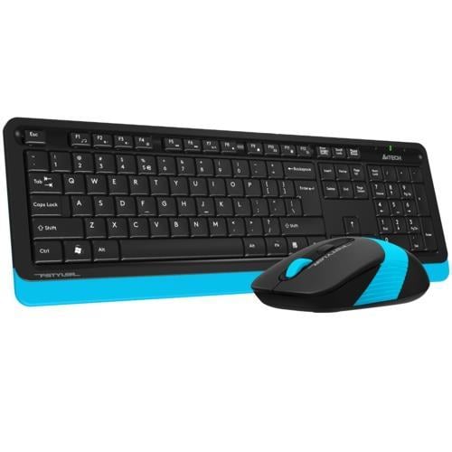 A4 Tech FG1010 Q Kablosuz MM Klavye Mouse Mavi Teknobutik.com'da