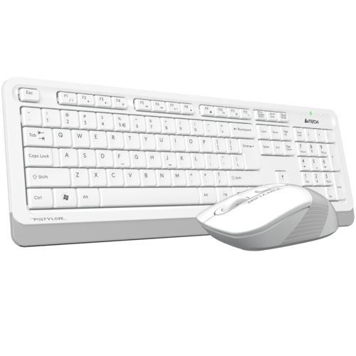 A4 Tech FG1010 Q Kablosuz MM Klavye Mouse Beyaz Teknobutik.com'da