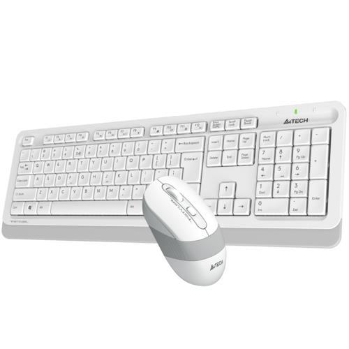 A4 Tech FG1010 Q Kablosuz MM Klavye Mouse Beyaz Teknobutik.com'da
