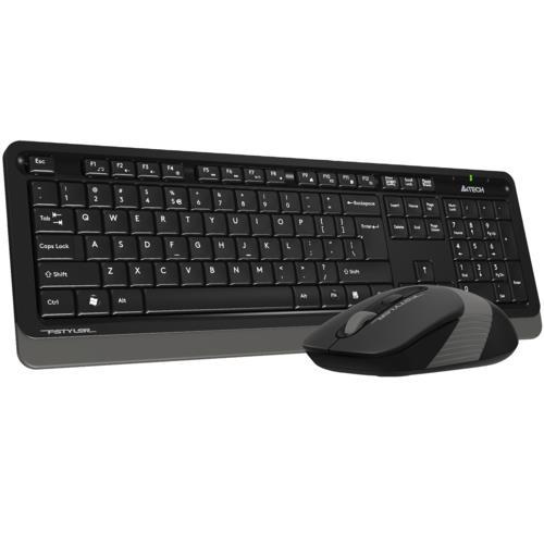 A4 Tech FG1010 Q Kablosuz MM Klavye Mouse Gri Teknobutik.com'da