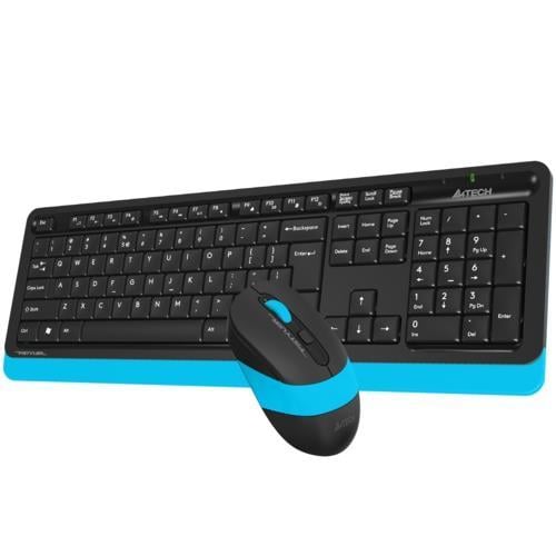 A4 Tech FG1010 Q Kablosuz MM Klavye Mouse Mavi Teknobutik.com'da