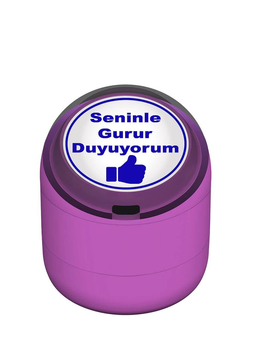 Seninle Gurur Duyuyorum Motivasyon Kaşesi 22mm Yuvarlak Teknobutik.com'da