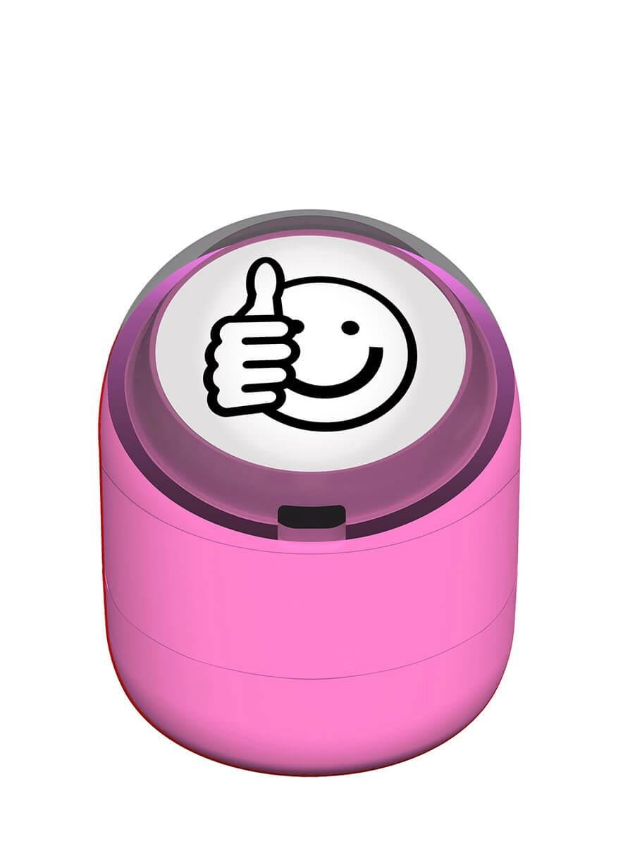 Ok Emojili Motivasyon Kaşesi 22mm Yuvarlak Teknobutik.com'da