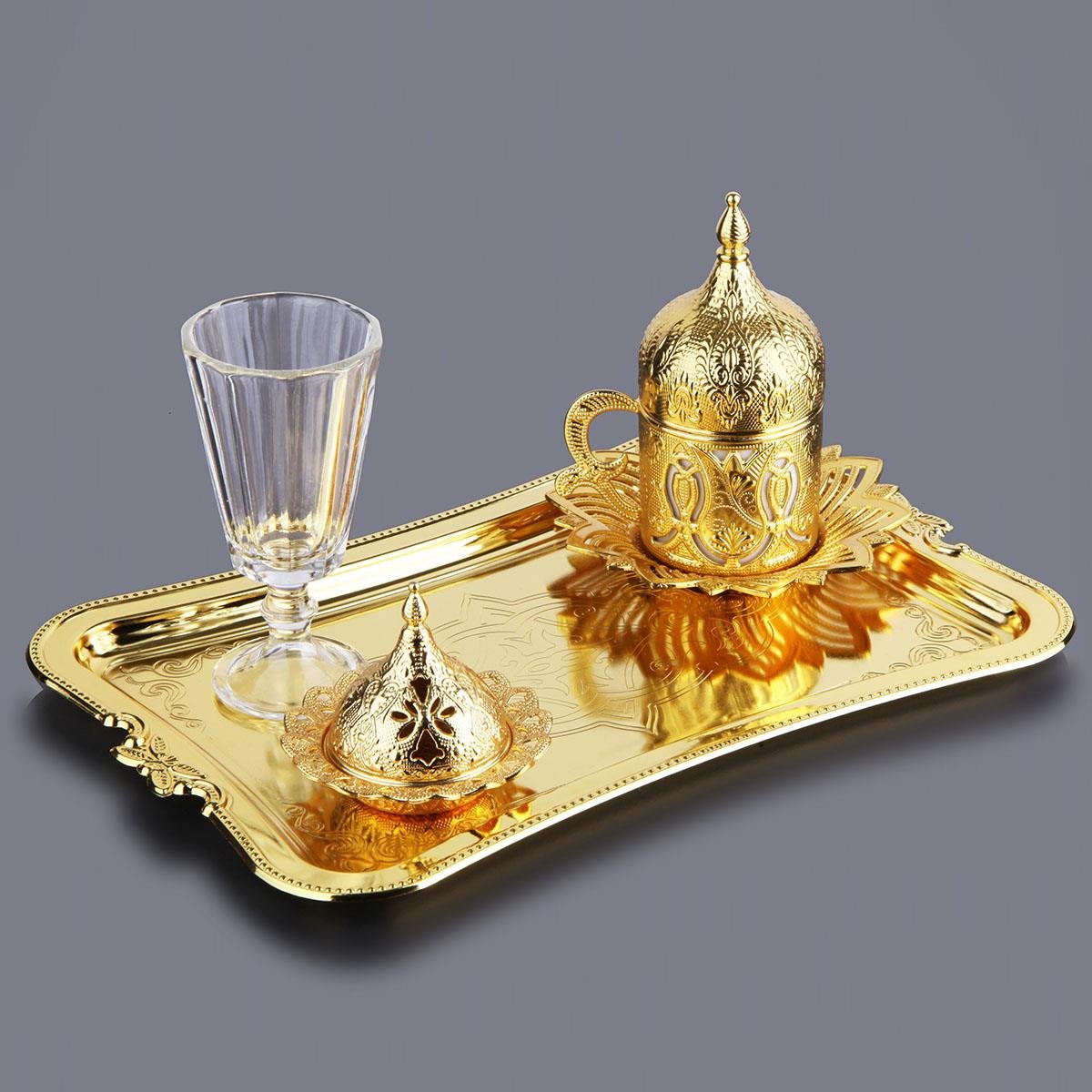 Ahsen Damat Tekli Sunum Seti-Gold Teknobutik.com'da