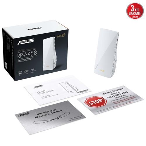 Asus RP-AX58 AX3000 AX3000 Dual Band Mesh Menzil Genişletici Teknobutik.com'da