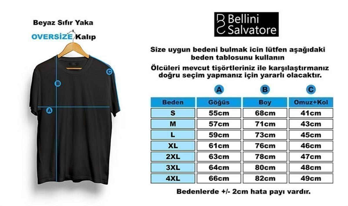 Ay Yıldız ve Türk Baskılı Oversize Bol Kalıp T-shirt Teknobutik.com'da