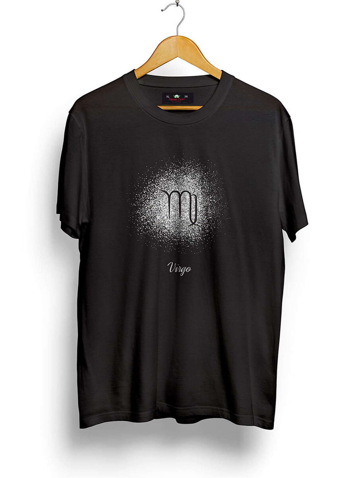 Başak Vigro Burcu Baskılı 90 Oversize Kalıp T-shirt Teknobutik.com'da