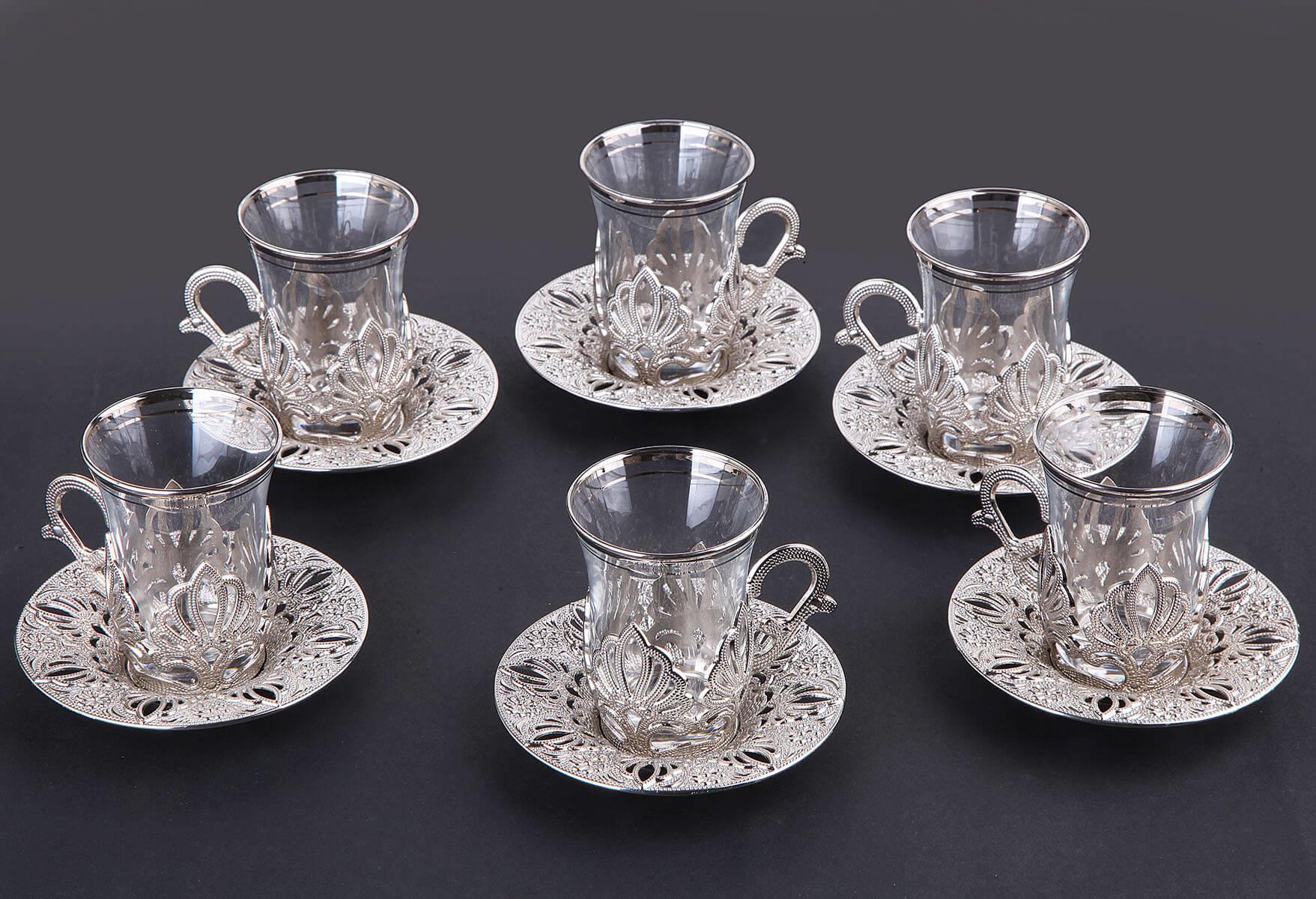 Busem Ahu Çay Seti 18 Parça-Nikel Teknobutik.com'da