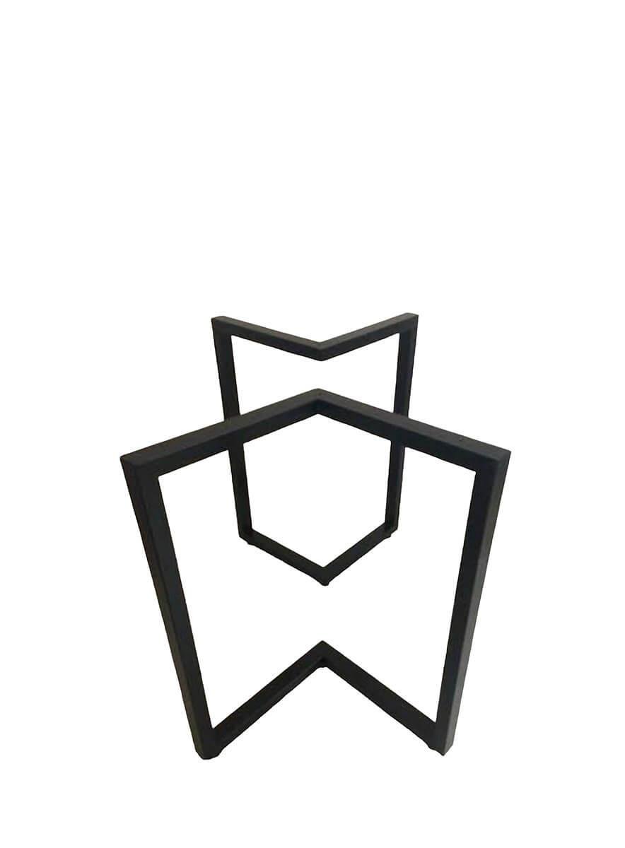 41cm 60mm x 40mm Köşe Model Kütük Masa Ayağı Teknobutik.com'da