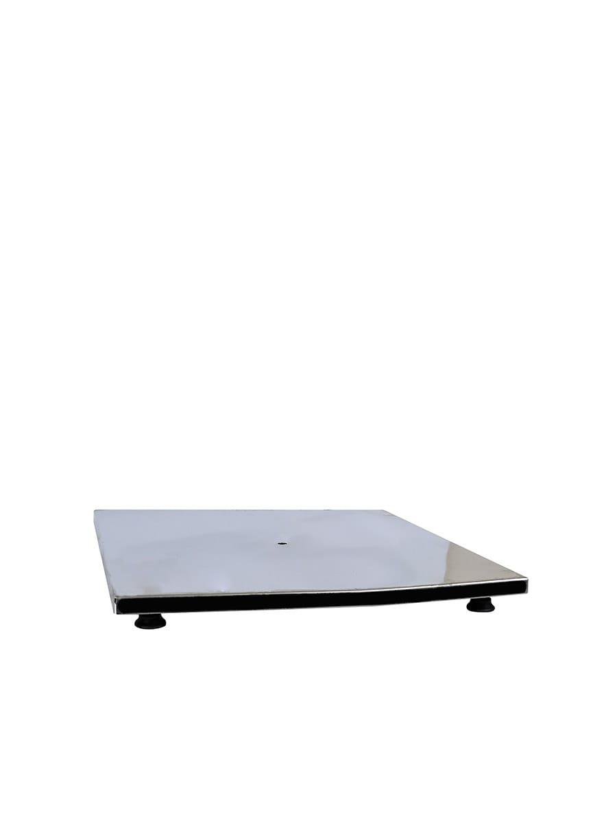 Çap 38cmx38cmx6mm Ağırlıklı Kare Paslanmazlı Taban Sacı Teknobutik.com'da