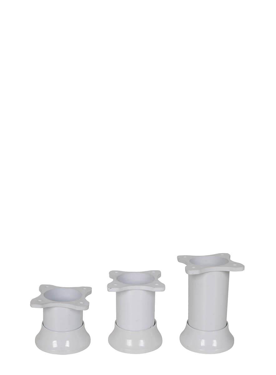 Çap Ø 51mm 10cm Ayarlı Plastik Kelebek Baza Dolap Ayağı Teknobutik.com'da