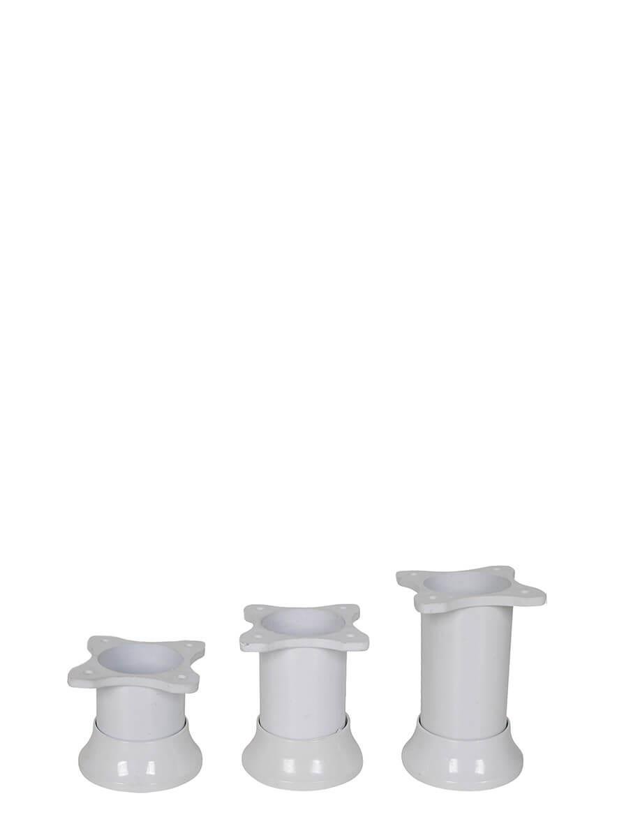 Çap Ø 51mm 5cm Ayarlı Plastik Kelebek Baza Dolap Ayağı Teknobutik.com'da