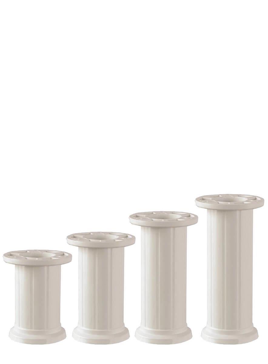 Çap Ø 51mm 6cm Ayarlı Plastik Baza Dolap Ayağı Teknobutik.com'da