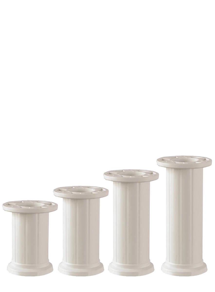 Çap Ø 51mm 6cm Ayarlı Plastik Baza Dolap Ayağı Teknobutik.com'da