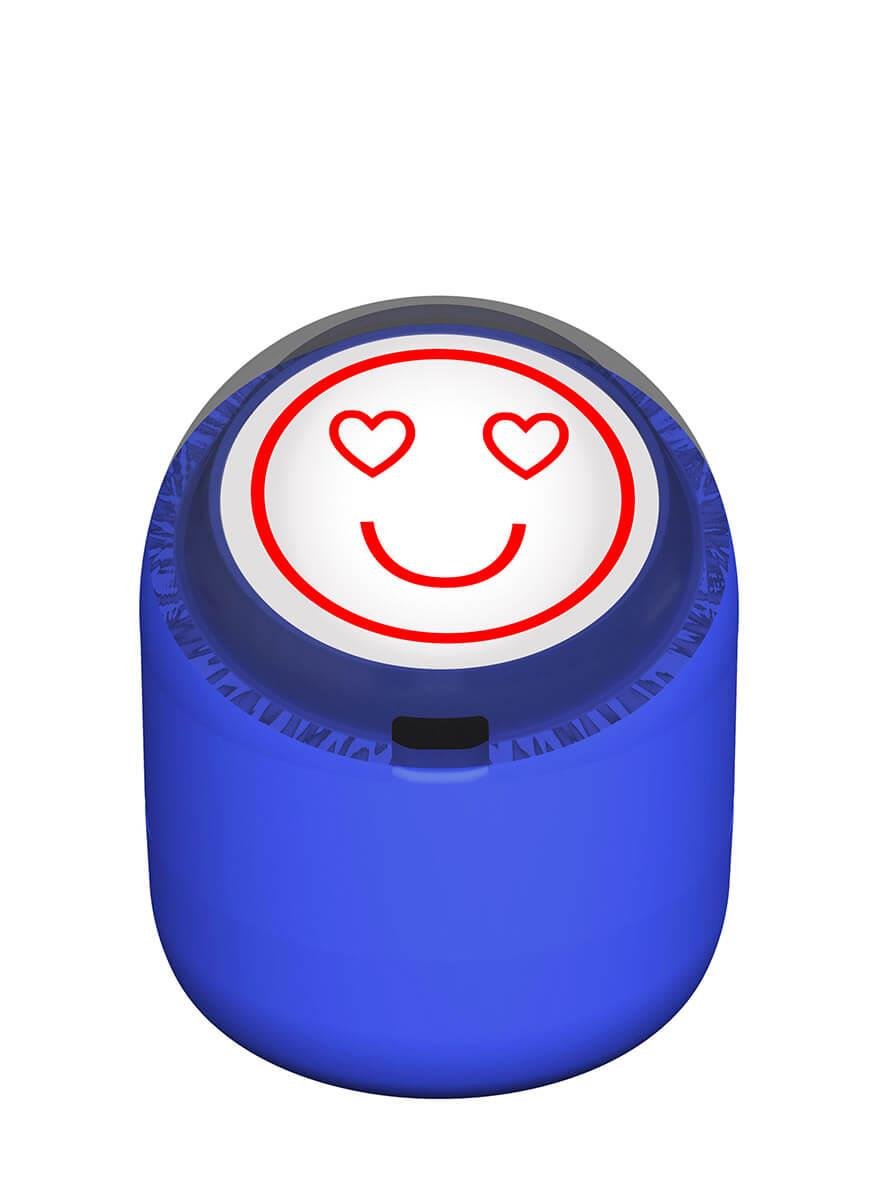 Mutlu Emojili Motivasyon Kaşesi 22mm Yuvarlak Teknobutik.com'da