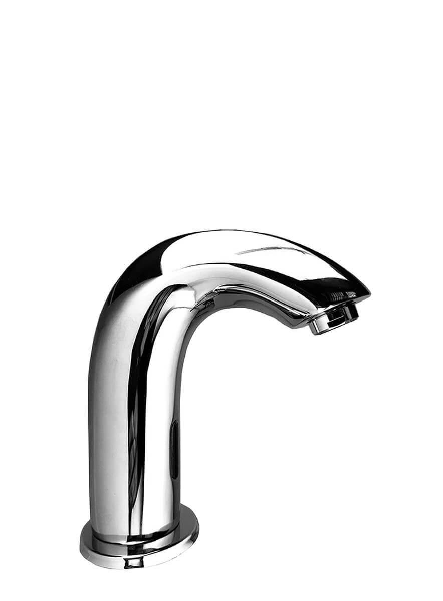 Delta Çift Su Girişli Fotoselli Elektrikli ve Pilli Lavabo Bataryası Teknobutik.com'da