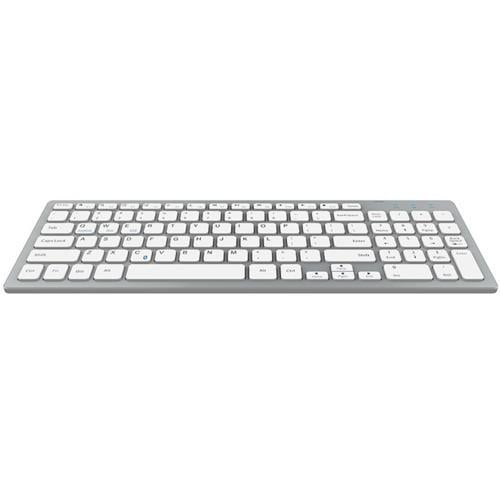 Everest KB-80W Beyaz/Gümüş Ultra İnce Kablosuz Klavye Teknobutik.com'da