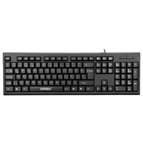 Everest KB-871U Siyah USB Q Standart Klavye Teknobutik.com'da
