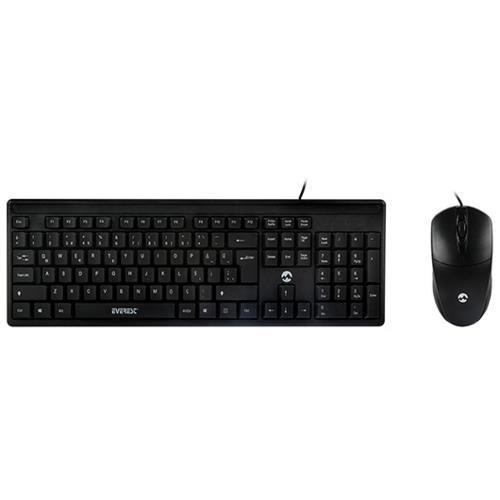 Everest KM-515 Usb Combo Q Kablolu Klavye/Mouse Set Siyah Teknobutik.com'da
