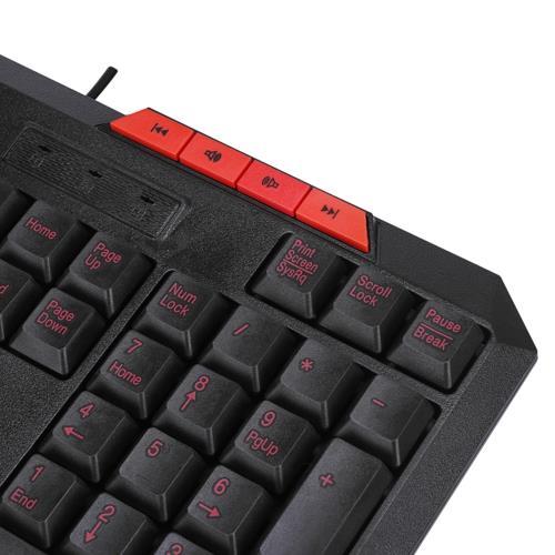 Everest KM-6825 Siyah Usb Kırmızı Tuşlu Türkçe Multimedia Klavye + Mouse Set Teknobutik.com'da