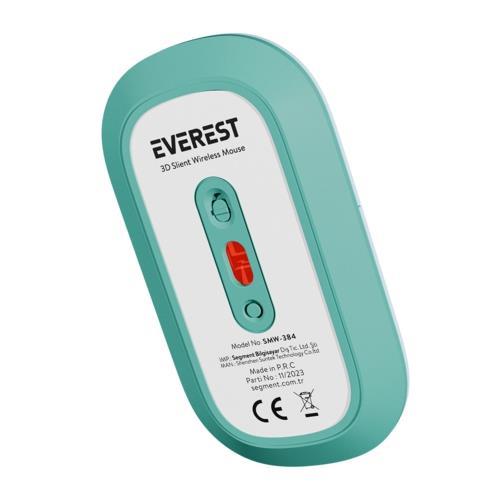 Everest SMW-384 Usb Yeşil 2.4Ghz Kablosuz Mouse Teknobutik.com'da