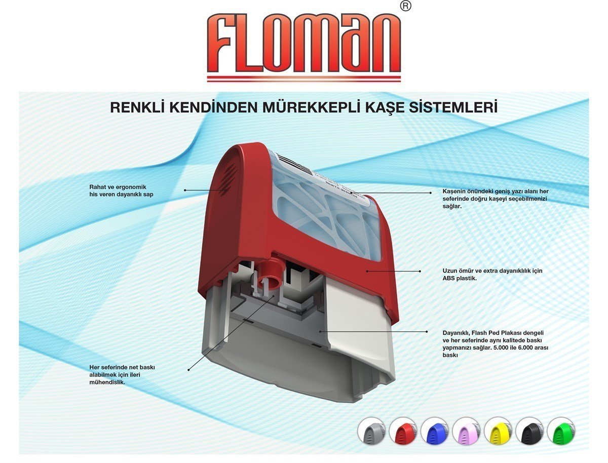 F10 Floman  Flash Kaşe 14x34mm Teknobutik.com'da