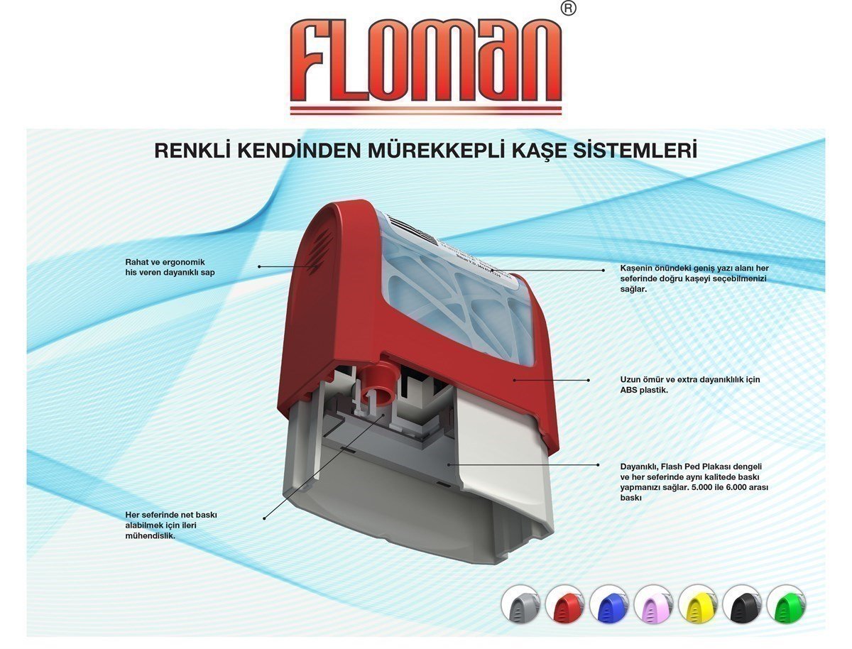 F10 Floman  Flash Kaşe 14x34mm Teknobutik.com'da