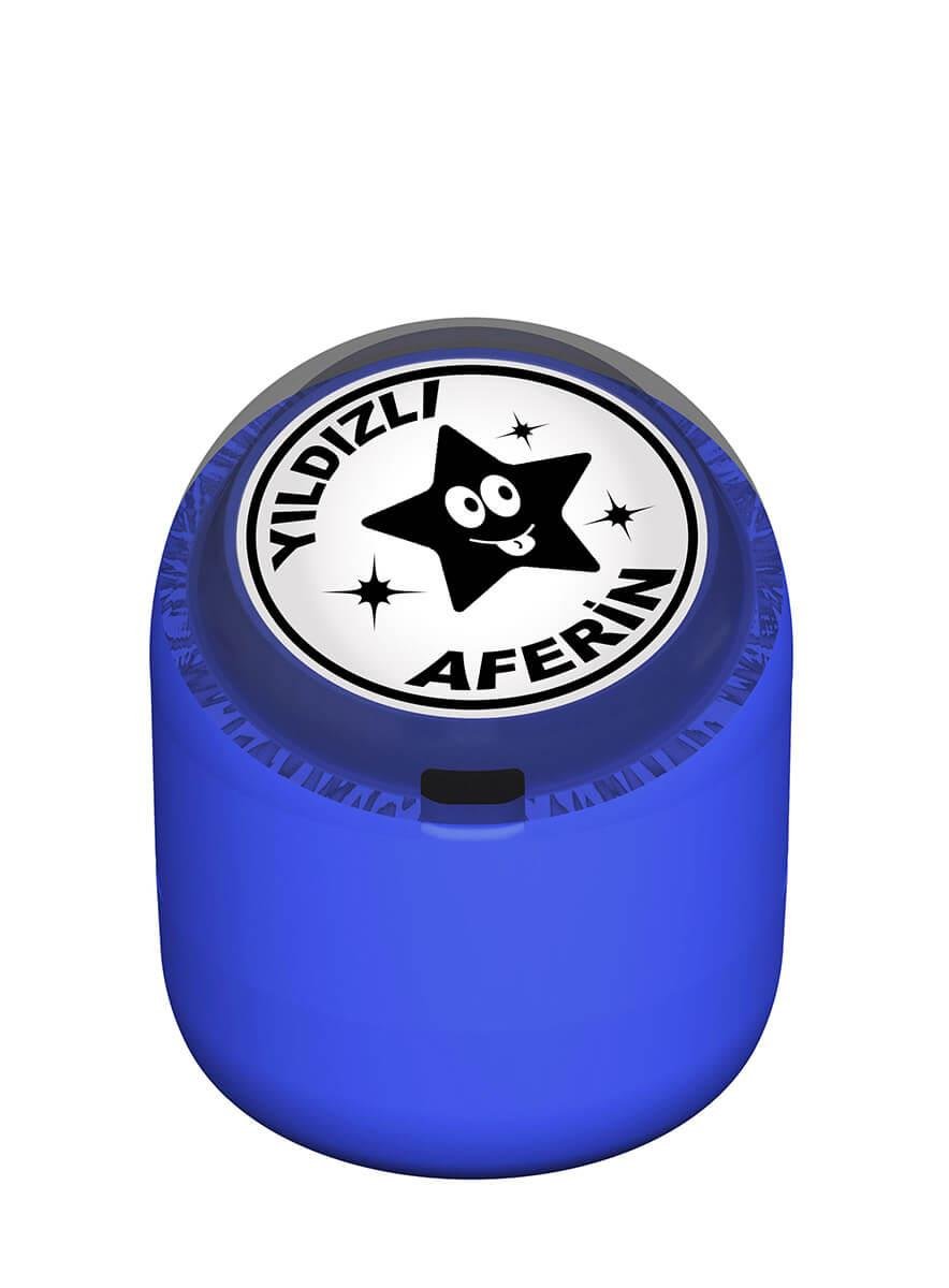 Yıldızlı Aferin Motivasyon Kaşesi 22mm Yuvarlak Teknobutik.com'da