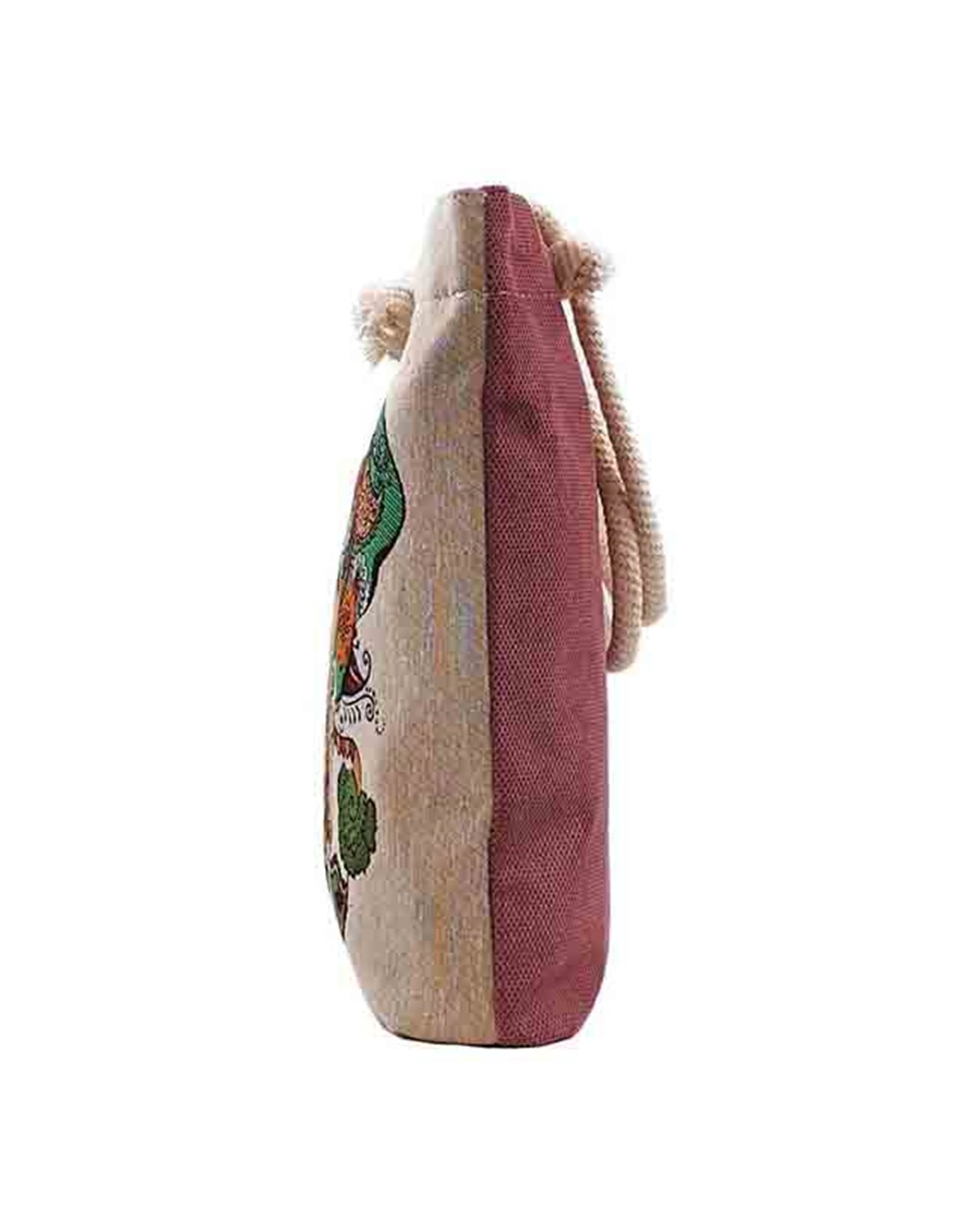 Fil Desenli Goblen Dokuma Heybe Çanta