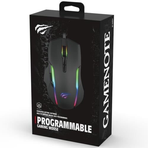GameNote MS1012A Kablolu RGB Gaming Mouse Siyah Teknobutik.com'da