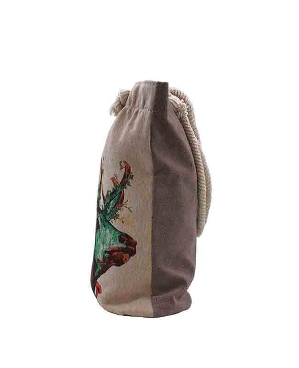 Geyik Desenli Goblen Dokuma Heybe Çanta